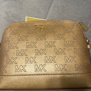 Gold/Brown Michael Kors purse